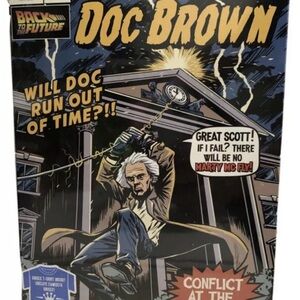 Funko The Adventures Of Doc Brown Back To The Future Comic XL T-Shirt in box